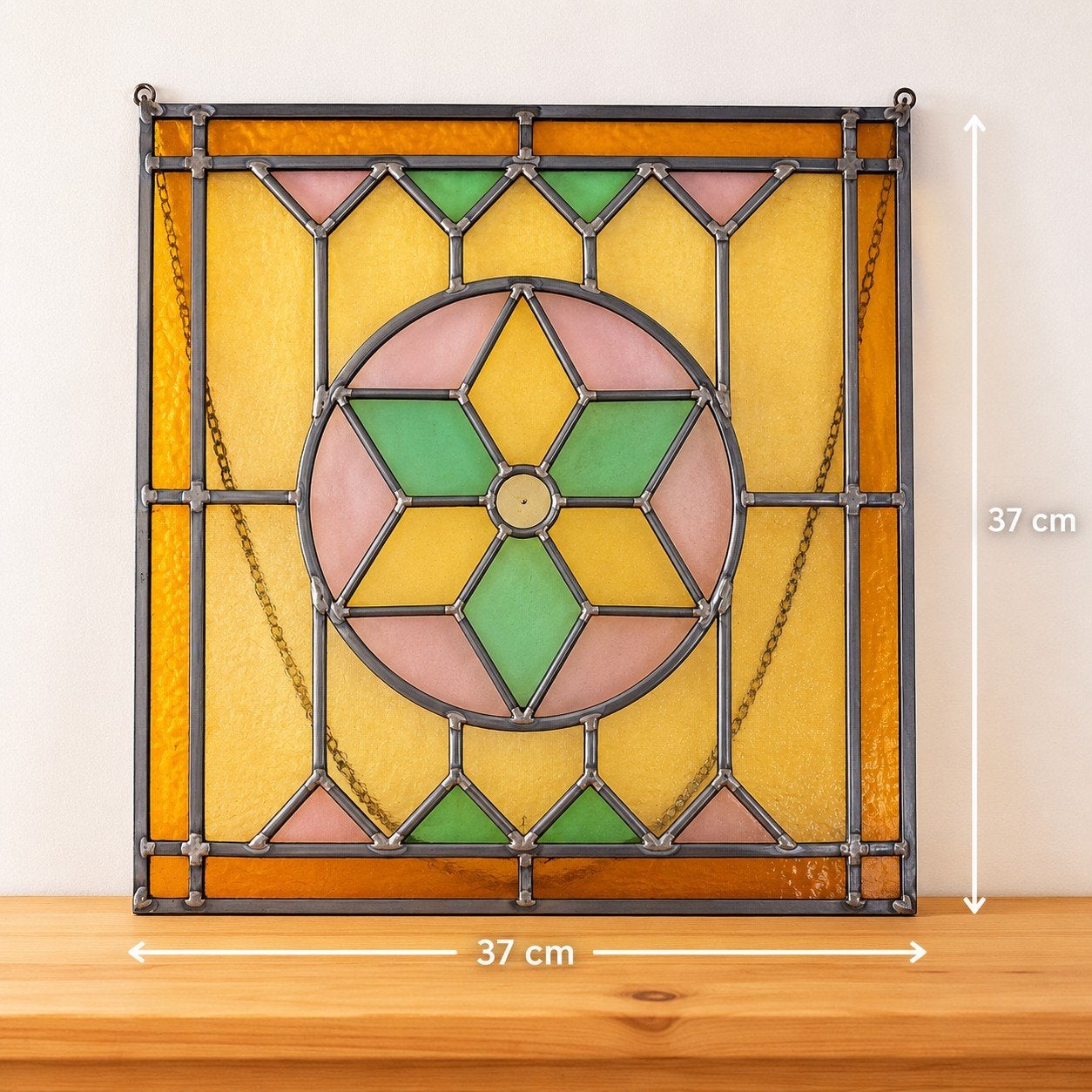 Ramen glas in lood en Tiffany, Ophalen, Zo goed als nieuw, Minder dan 80 cm, Glas in lood