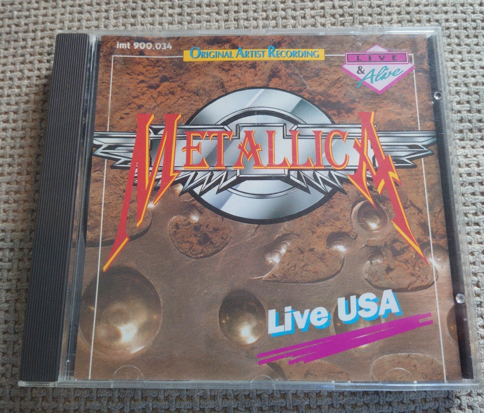 Metallica - Live USA, Ophalen of Verzenden, Zo goed als nieuw, Heavy metal, Live-album