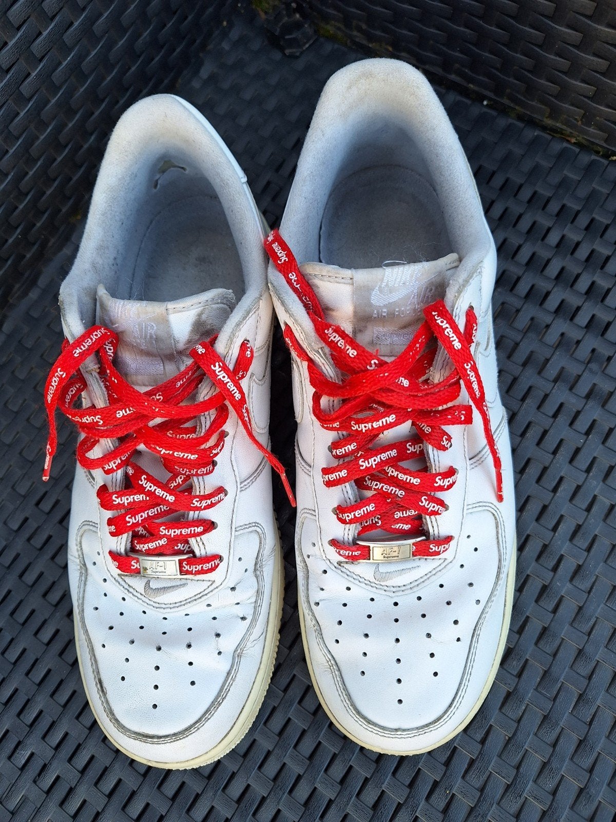 Nike air force supreme, Kleding | Heren, Verzenden, Wit, Gedragen, Nike Air Force