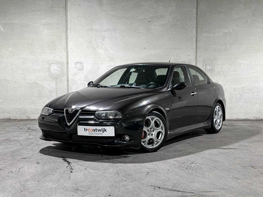 Alfa Romeo 156 GTA 3.2 V6 Berlina 250pk 2003 (Original-NL),, Gebruikt, Overige brandstoffen, Zwart, Handgeschakeld