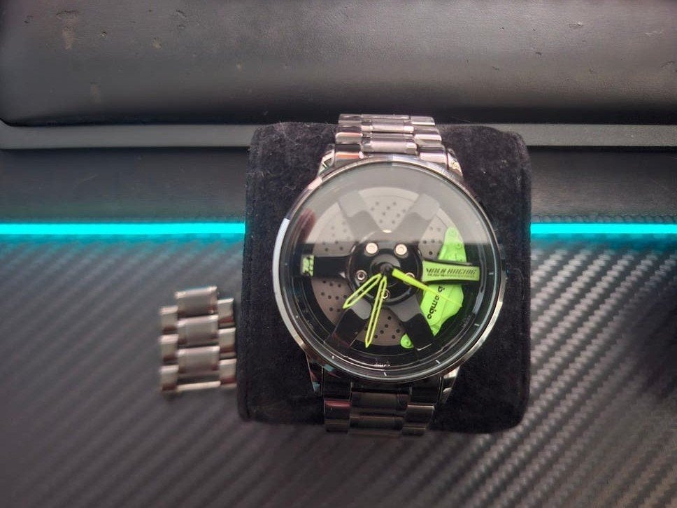 HMN Watch - Sportief Polshorloge TE37 Velg Design, Ophalen of Verzenden, Zo goed als nieuw, Overige merken