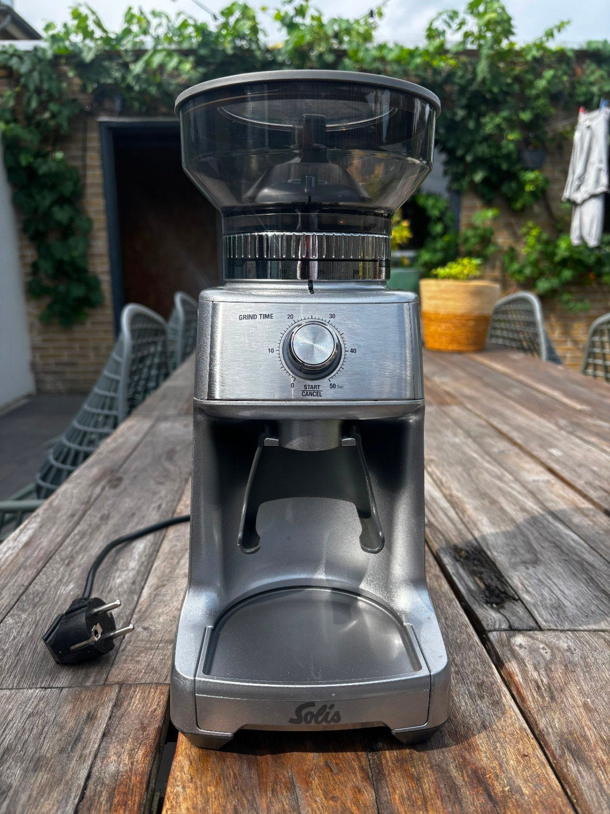 Solis BCG600 Silanz Koffiemolen - Zo goed als nieuw, Verzenden, Zo goed als nieuw, Overige modellen, Koffiebonen