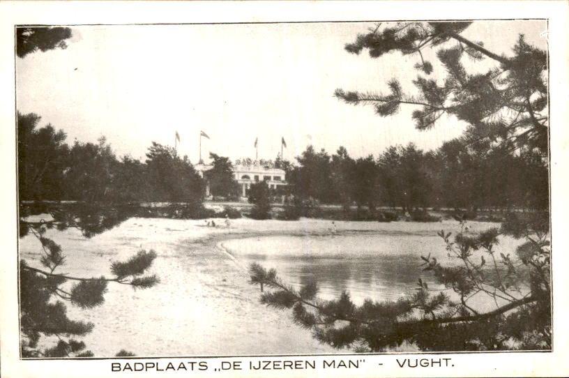 Vught - Badplaats De Ijzeren Man, Ophalen of Verzenden, 1940 tot 1960, Gelopen, Noord-Brabant