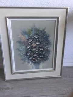 Te koop aangeboden olieverfschilderij van dhr. Teunissen, Ophalen, Zo goed als nieuw