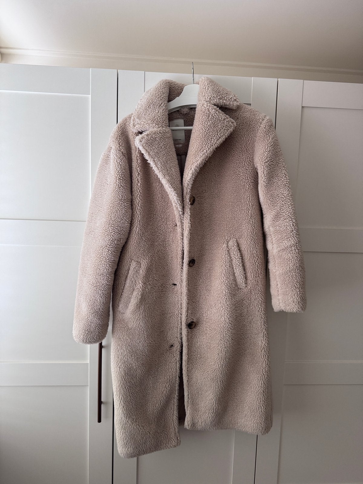 Teddy jas costes, Ophalen of Verzenden, Zo goed als nieuw, Maat 36 (S), Beige