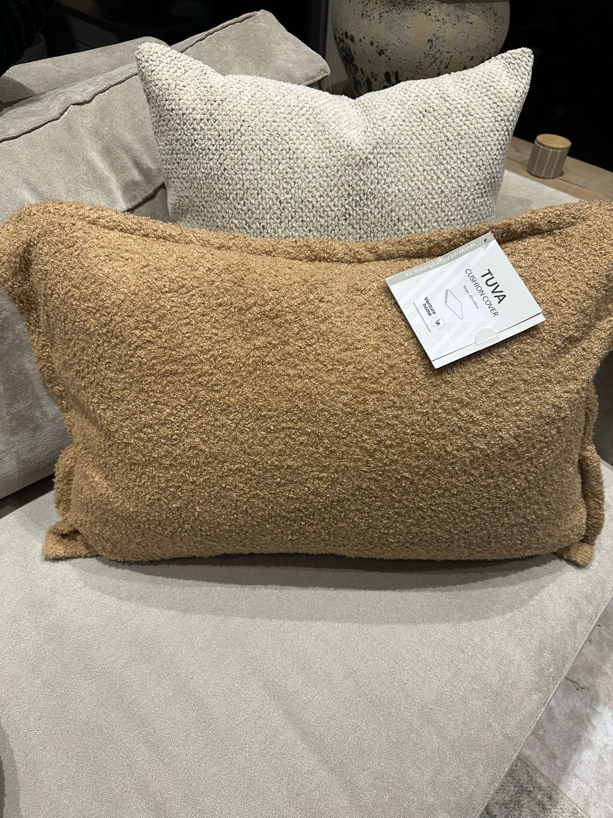 Nieuw Tuva Kussenhoes - Beige 40x60cm, Overige merken, Beige, Kussenhoes, Nieuw