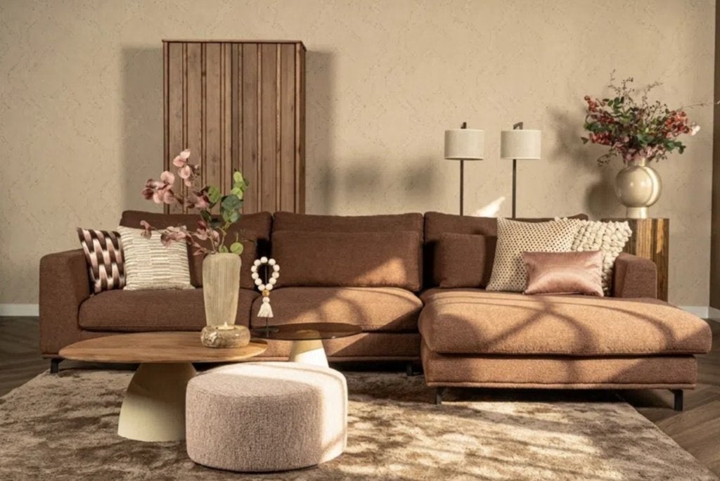 Hoekbank Carmen l Room108 | Meubilex l van €3024 voor € 1749, Ophalen, 100 tot 125 cm, Hoekbank, 300 cm of meer