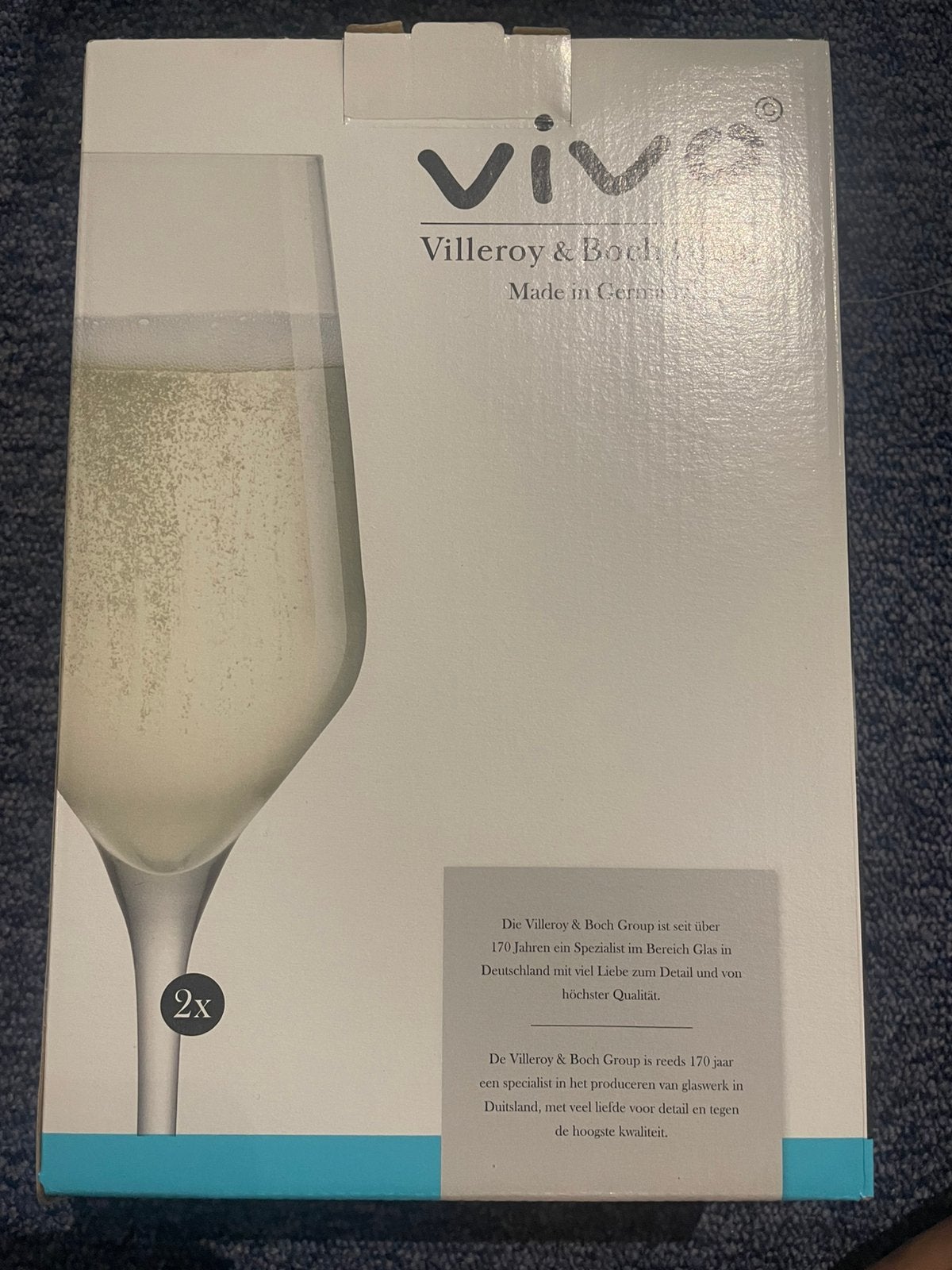 VIVO champagne glazen 10 stuks, Verzamelen, Glas en Borrelglaasjes, Ophalen, Zo goed als nieuw, Overige typen