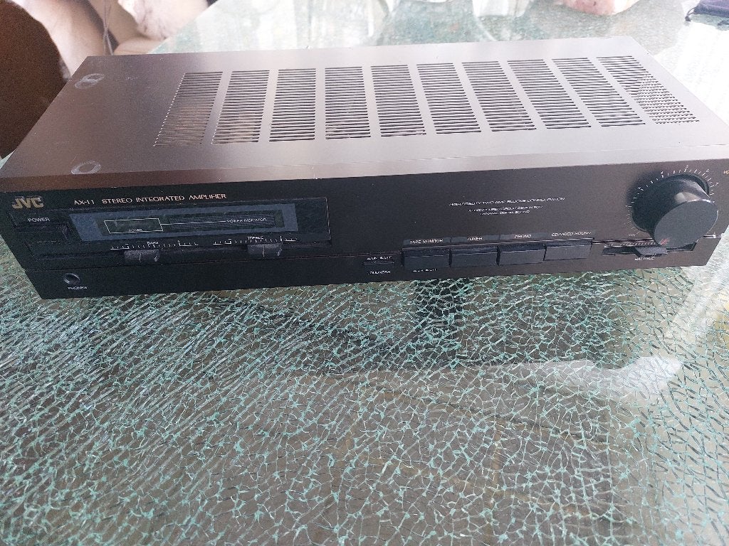 JVC AX11 Stereo Amplifier en SEA131 Equalizer, Audio, Tv en Foto, Versterkers en Receivers, Ophalen of Verzenden, Gebruikt, JVC
