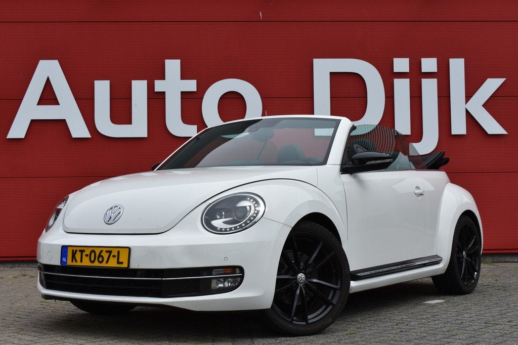 Volkswagen Beetle Cabriolet 1.4 TSI Sport Bi-Xenon/LED | Led, Auto's, Volkswagen, Euro 5, Gebruikt, 4 cilinders, Cabriolet