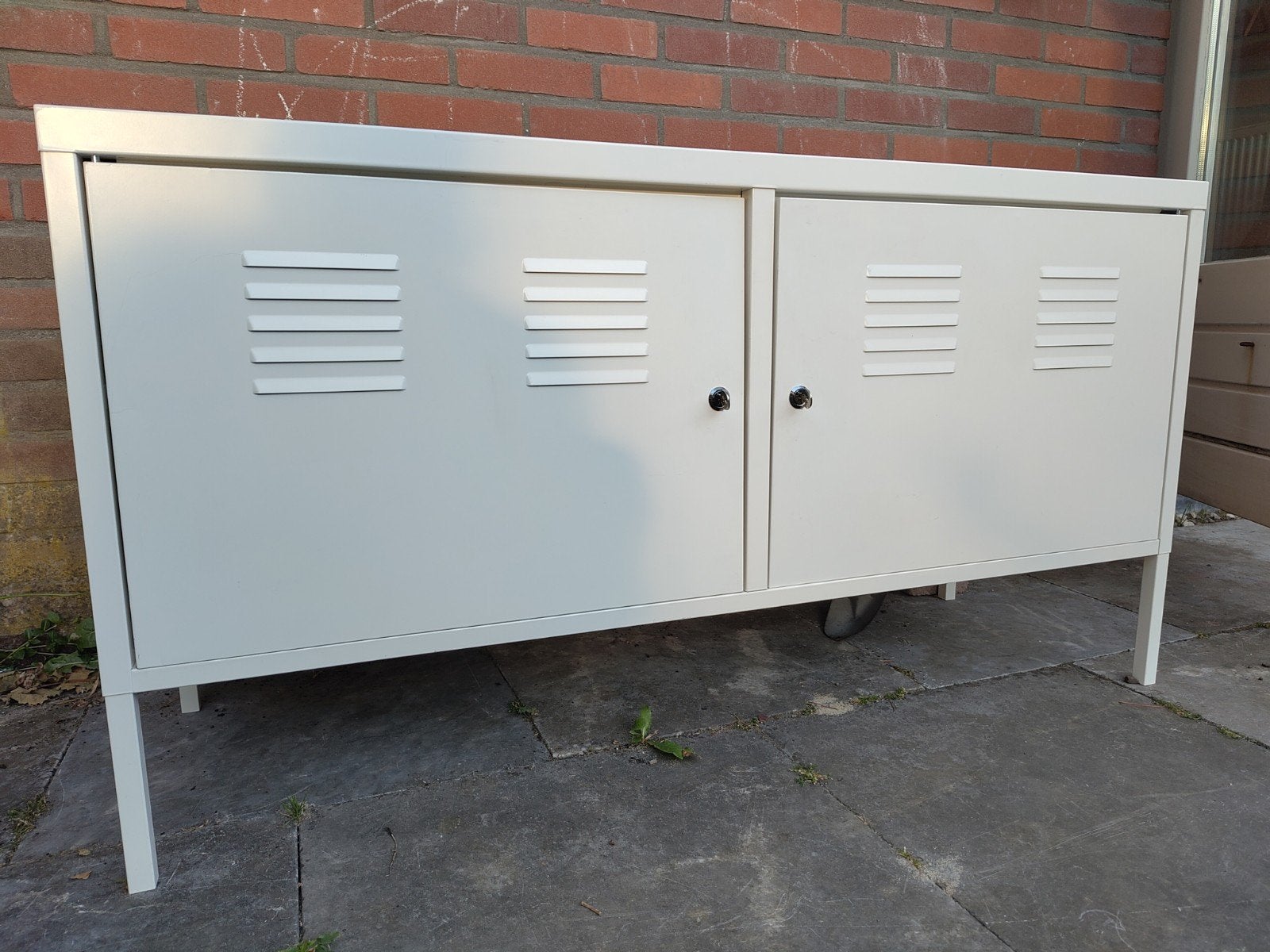 IKEA PS Kastje / Dressoir - Wit metaal, Ophalen, Gebruikt, Modern, Industrieel