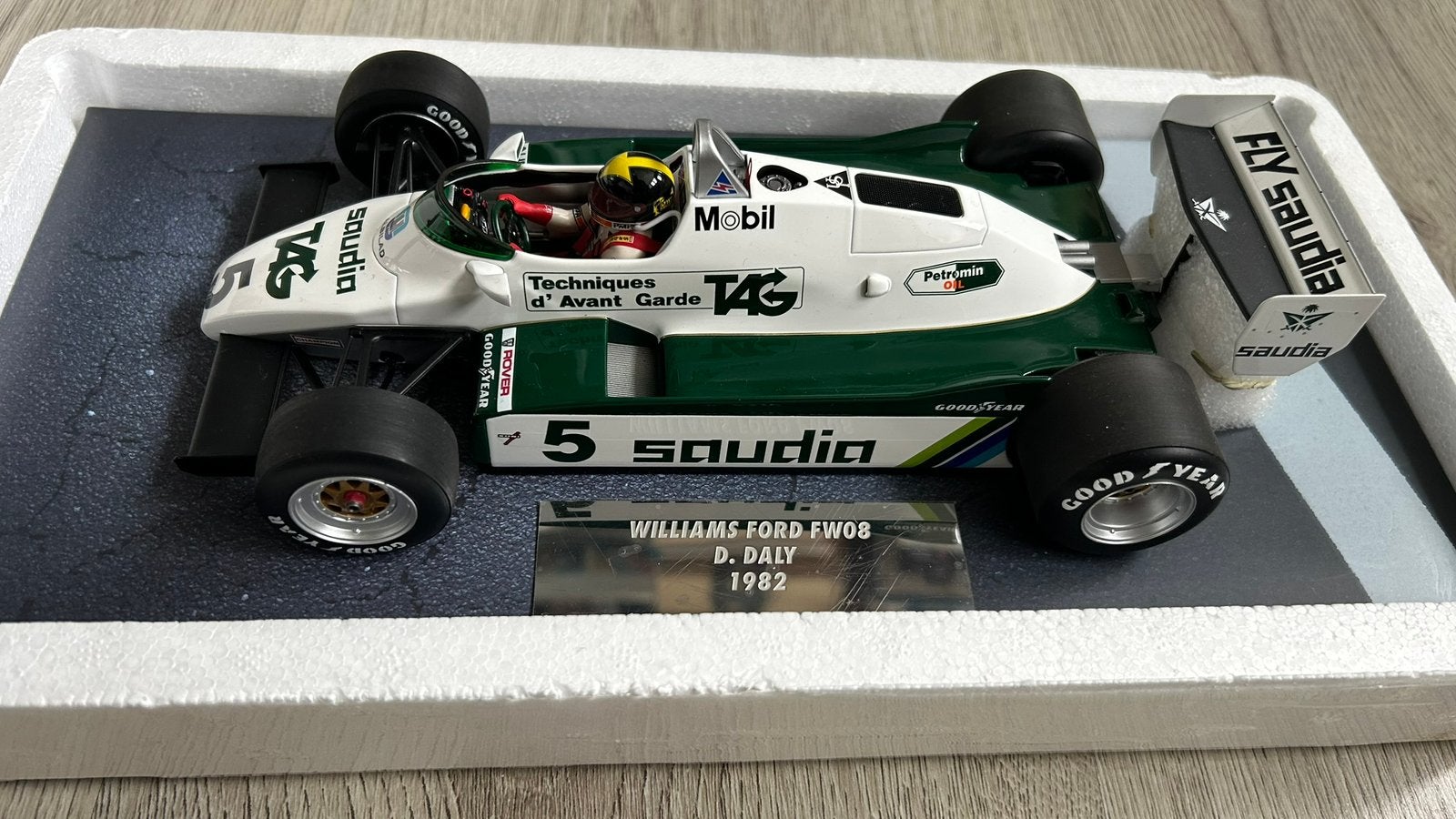 Minichamps resin  1/18 Williams Ford FW08 Derek Daly 1982, Ophalen of Verzenden, Nieuw, Auto, Overige merken