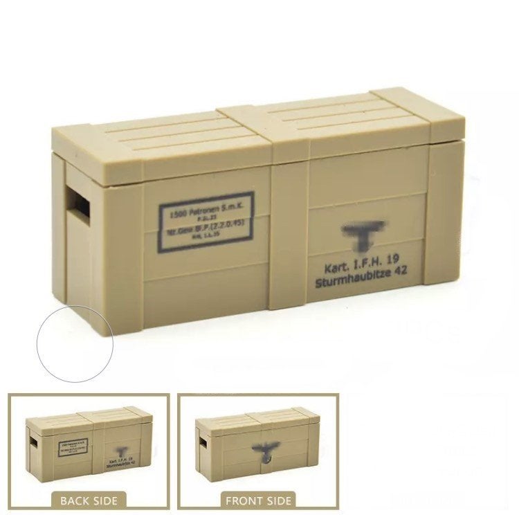 🎁 WW2 Bouwstenen - X41 - Duitse munitiekist " beige" 🎁, Ophalen of Verzenden, Nieuw