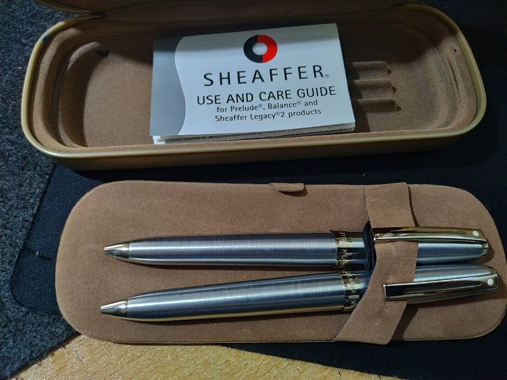 SHEAFFER pen set, Overige merken, Pennenset, Met doosje, Ophalen of Verzenden