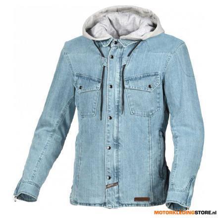 Macna Inland Motorhoodie, Licht Blauw, Motoren, Kleding | Motorkleding, Ophalen of Verzenden, Nieuw met kaartje