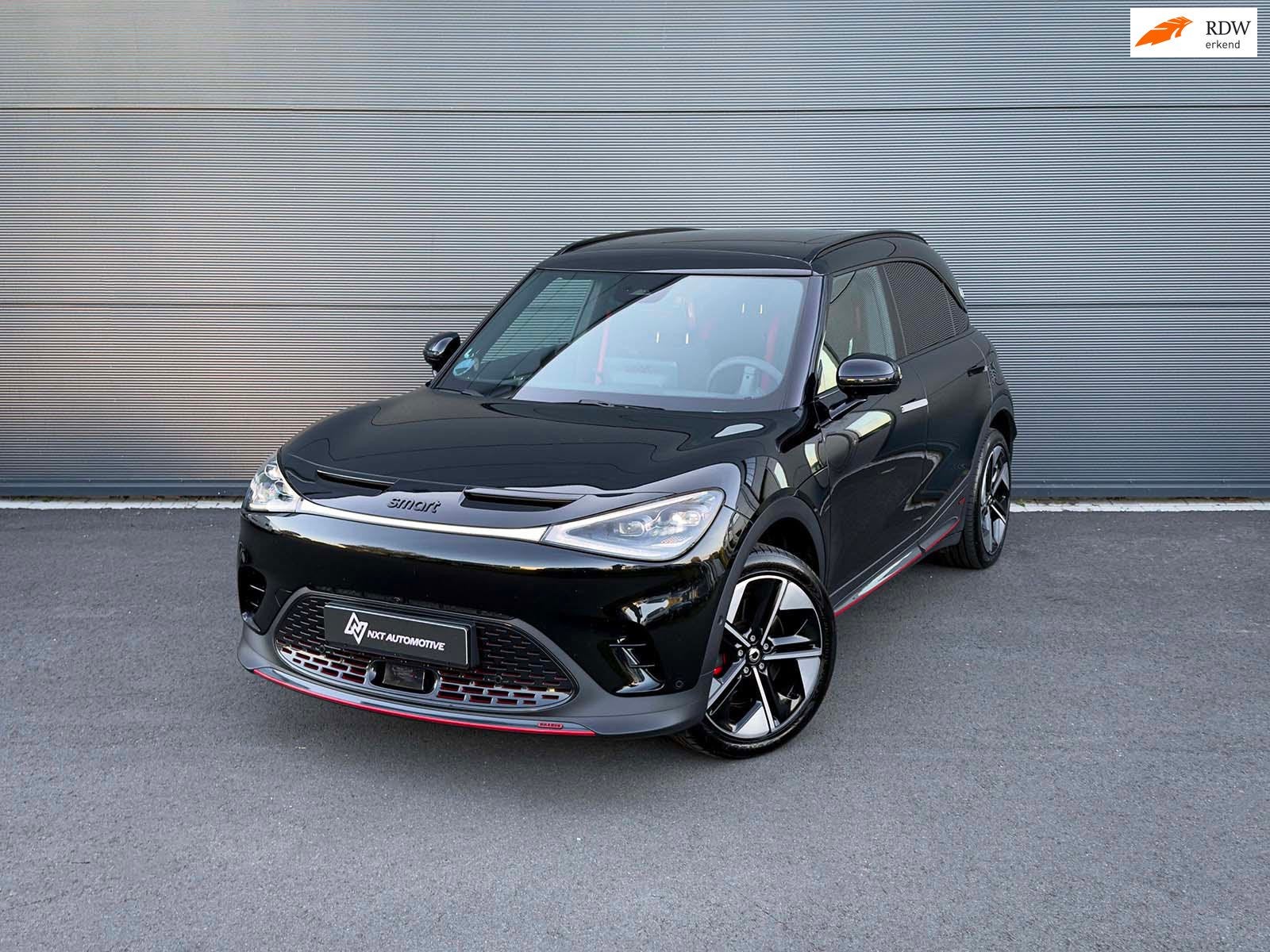 Smart #1 BRABUS 66 kWh, Pano, HUD Beats, ACC, Keyless, 360, Auto's, Automaat, Dealer onderhouden, Gebruikt, Zwart