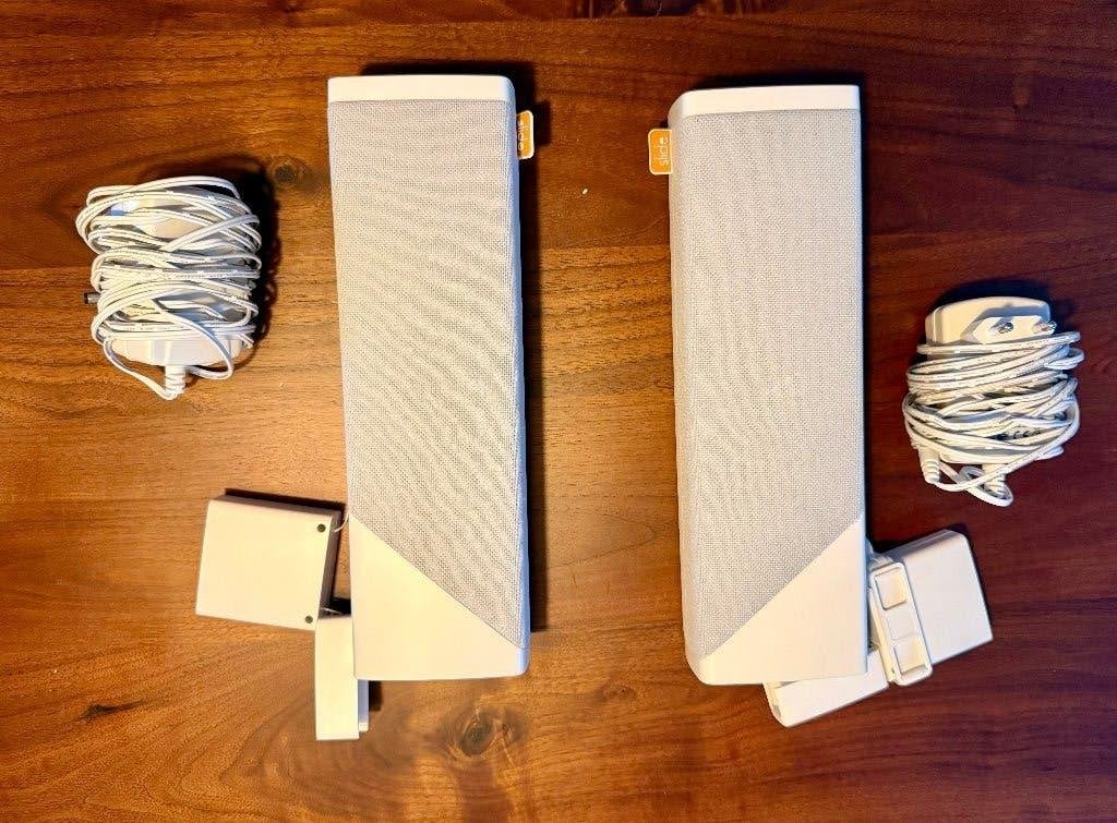 Slide Slim Gordijnsysteem (2x), Huis en Inrichting, Stoffering | Gordijnen en Lamellen, Ophalen, Gebruikt, 200 cm of meer, Wit