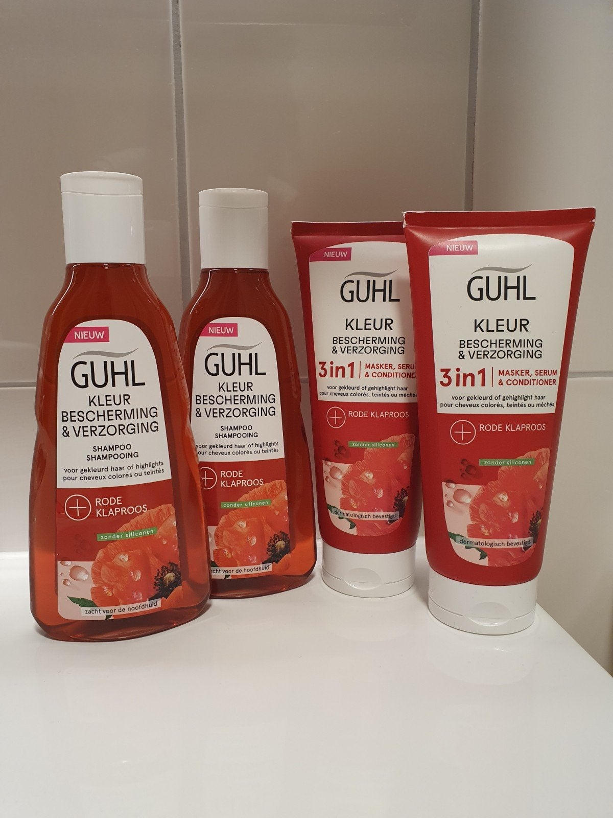 NIEUW Guhl Kleur Bescherming & Verzorging Shampoo & 3in1, Ophalen, Nieuw, Shampoo of Conditioner