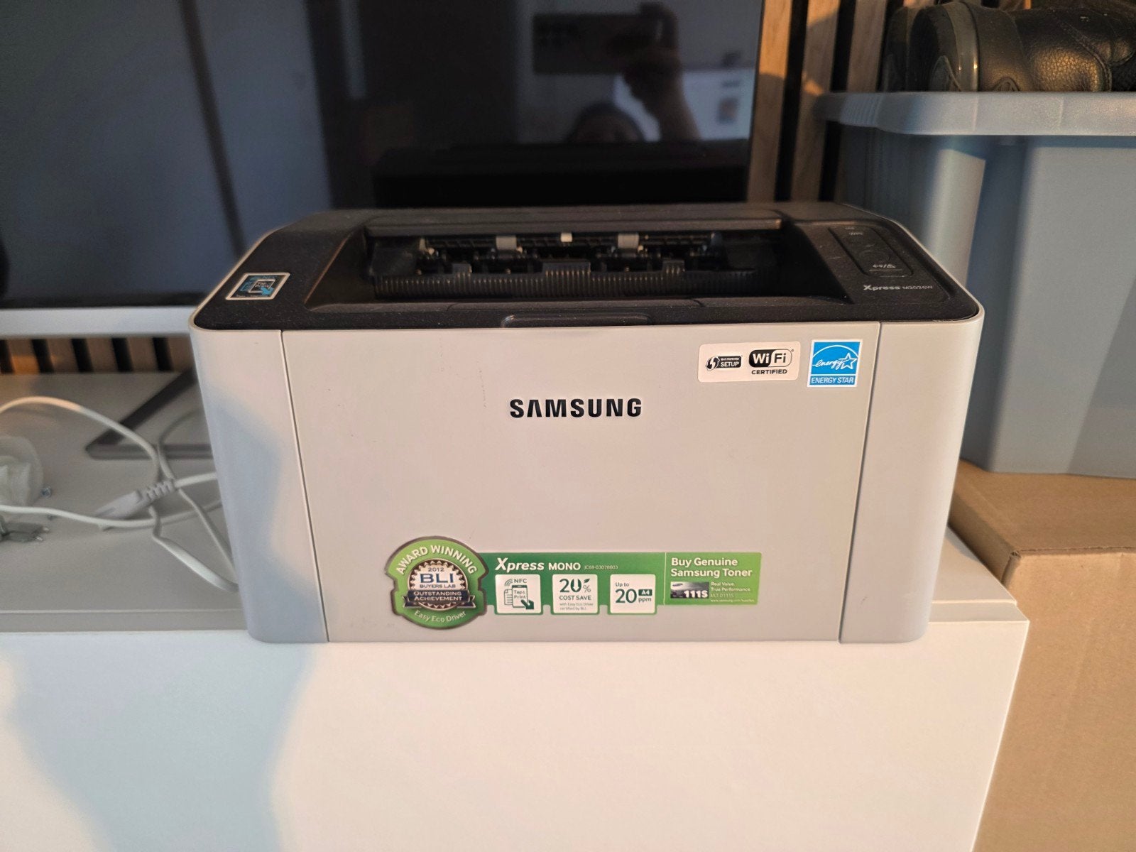 Samsung Xpress M2026W Laserprinter met WiFi, Computers en Software, Ophalen, Zwart-en-wit printen, Printer, Draadloos