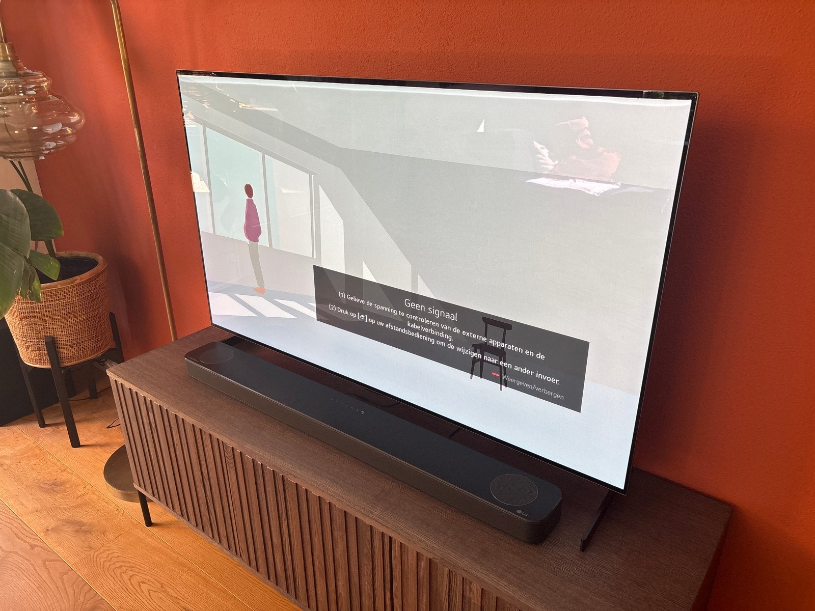 LG 55GX6LA OLED TV met defect scherm, Audio, Tv en Foto, Televisies, Ophalen, OLED, 4k (UHD), 100 cm of meer