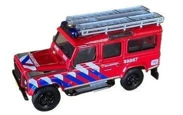 LAND ROVER DEFENDER BRANDWEER (NL), Hobby en Vrije tijd, Modelauto's | 1:43, Ophalen of Verzenden, Nieuw, Auto, Overige merken