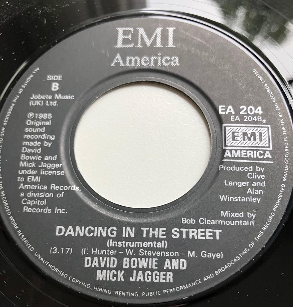 UK49 M.Jagger/Bowie dancing in the street €7,50, 7 inch, Ophalen of Verzenden, Zo goed als nieuw, Pop