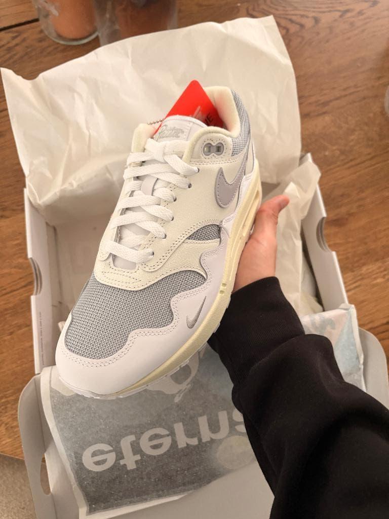 Air max 1 patta Waves ‘white’ maat 41. Nieuw., Verzenden, Wit, Nike, Nieuw