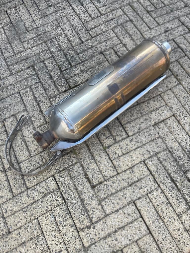 Gebruikte originele uitlaatdemper- motor Mp 3 Piaggio, Ophalen of Verzenden, Gebruikt