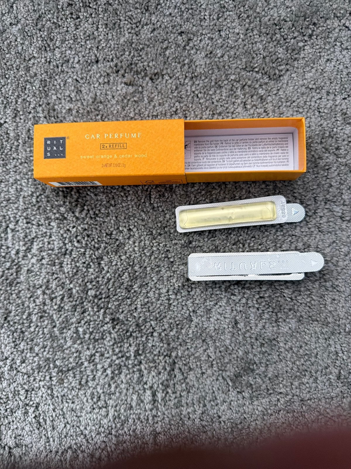 Rituals Car Perfume Navulling - Sweet Orange & Cedar Wood, Ophalen of Verzenden, Nieuw