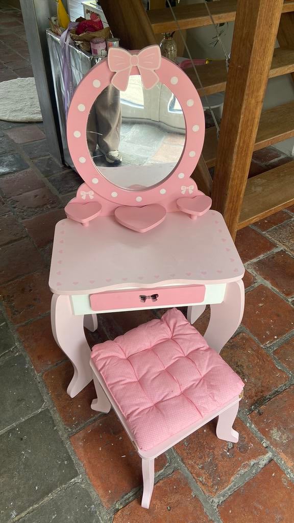 Kaptafel make up tafel, Kinderen en Baby's, Speelgoed | Houten speelgoed, Ophalen of Verzenden, Gebruikt