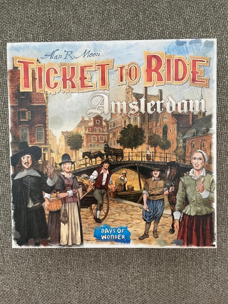 Ticket to Ride - Amsterdam, Hobby en Vrije tijd, Drie of vier spelers, Ophalen of Verzenden, Zo goed als nieuw, Days of Wonder