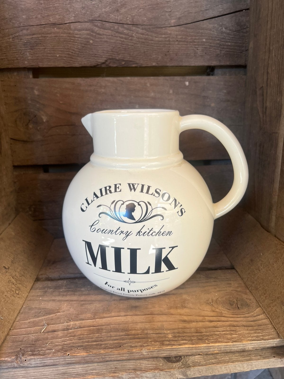 Claire Wilson’s melkkan, milk kan, Huis en Inrichting, Ophalen, Kan, Overige merken, Landelijk/Boerenbont