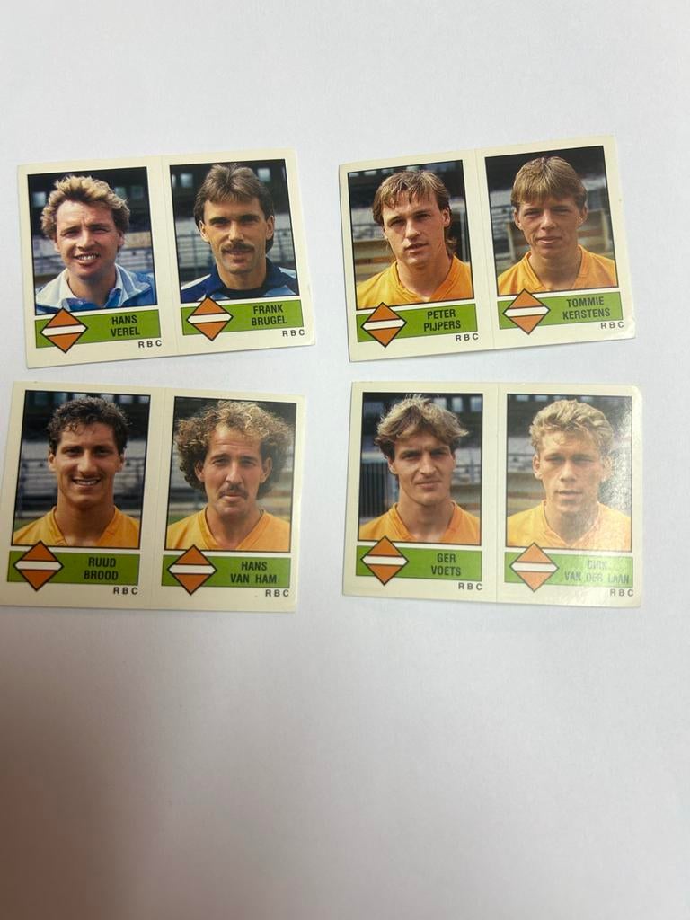 Panini Voetbal 87 Spelerskaarten - Zeldzame Collectie, Ophalen of Verzenden, Zo goed als nieuw, Overige binnenlandse clubs, Poster, Plaatje of Sticker