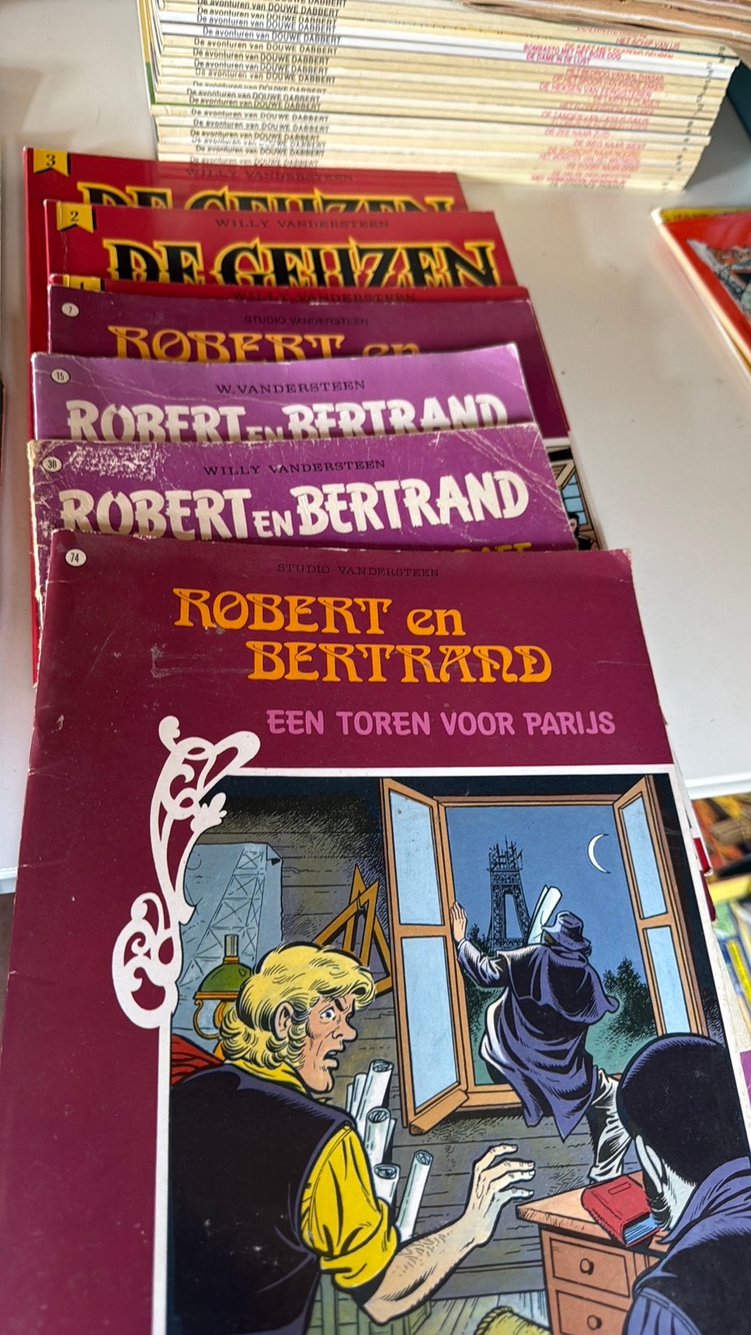 jerom bessy pats safari geuzen robert en bertrand, Boeken, Eén stripboek, Ophalen of Verzenden, Zo goed als nieuw