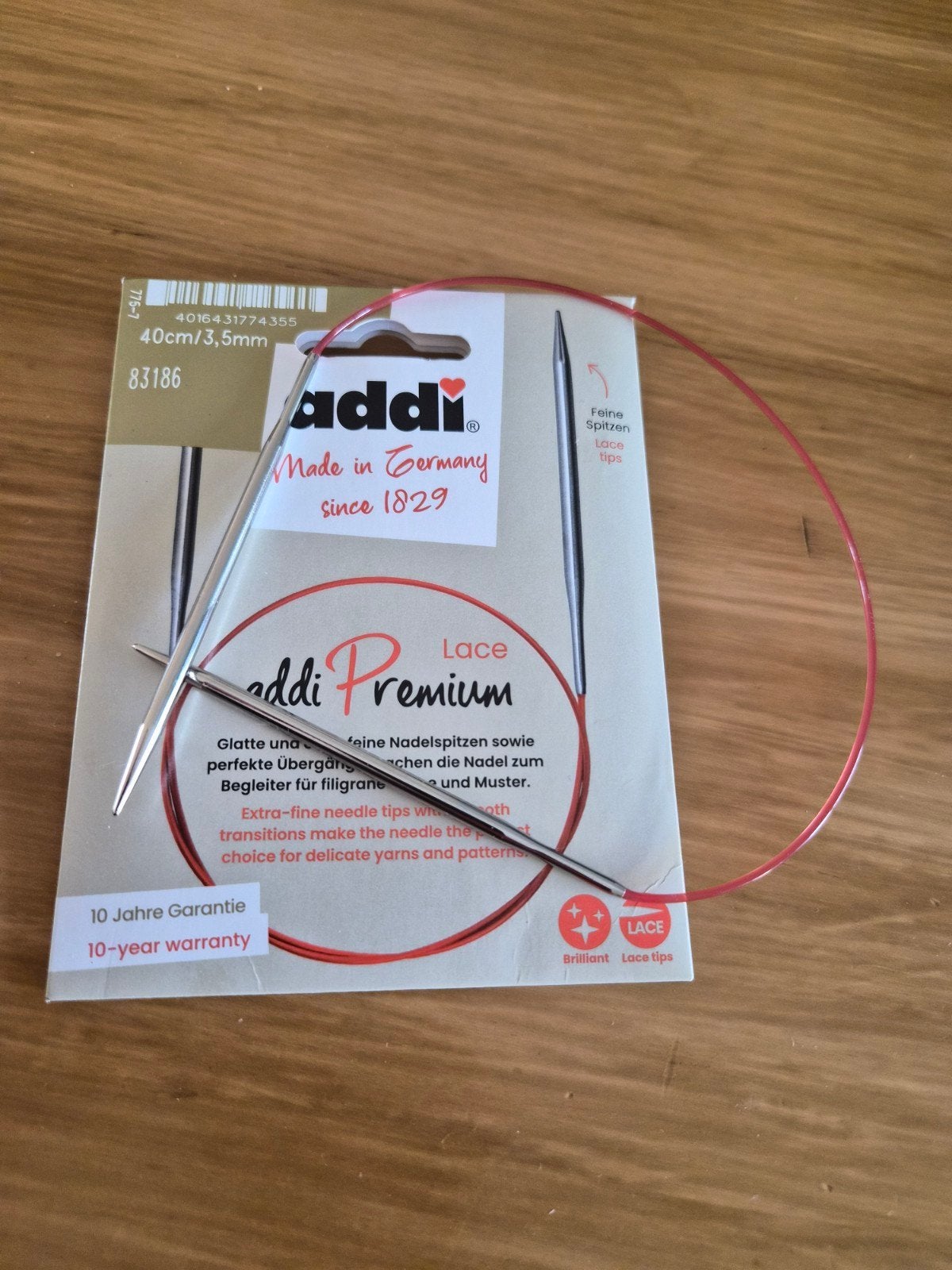 Addi Premium Rondbreinaald 40cm/3.5mm - Nieuw, Hobby en Vrije tijd, Breien en Haken, Ophalen of Verzenden, Nieuw, Breien, Naald