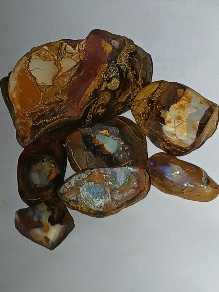 Ruwe Australische Yowa Noot Opaal - Natuurlijke Schoonheid, Verzamelen, Mineralen en Fossielen, Ophalen of Verzenden, Mineraal