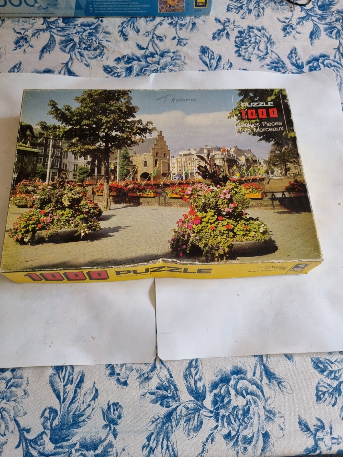 Vintage 1000 Stukjes Legpuzzel: Historisch Stadsgezicht, Ophalen of Verzenden, 500 t/m 1500 stukjes, Gebruikt, Legpuzzel