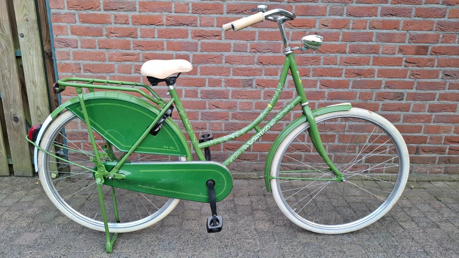 Fris groene omafiets 28inch, 50 tot 53 cm, Ophalen, Gebruikt