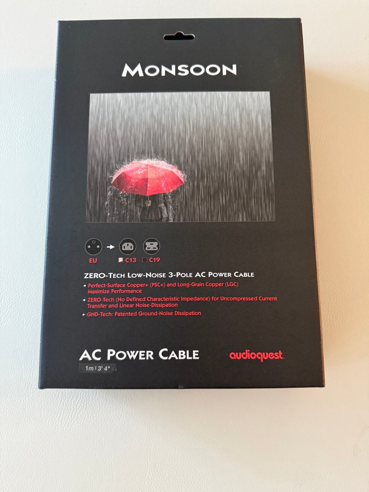 Audio Quest Monsoon, Ophalen of Verzenden, Zo goed als nieuw, Minder dan 2 meter, Overige kabels
