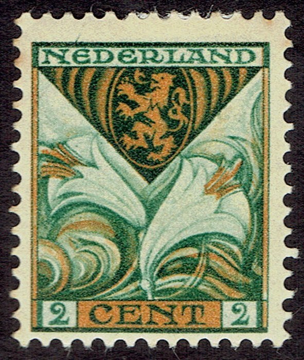 Nederland 1925, kinderzegels, 2 + 2 cent, plaatfout., Verzenden, T/m 1940, Postfris