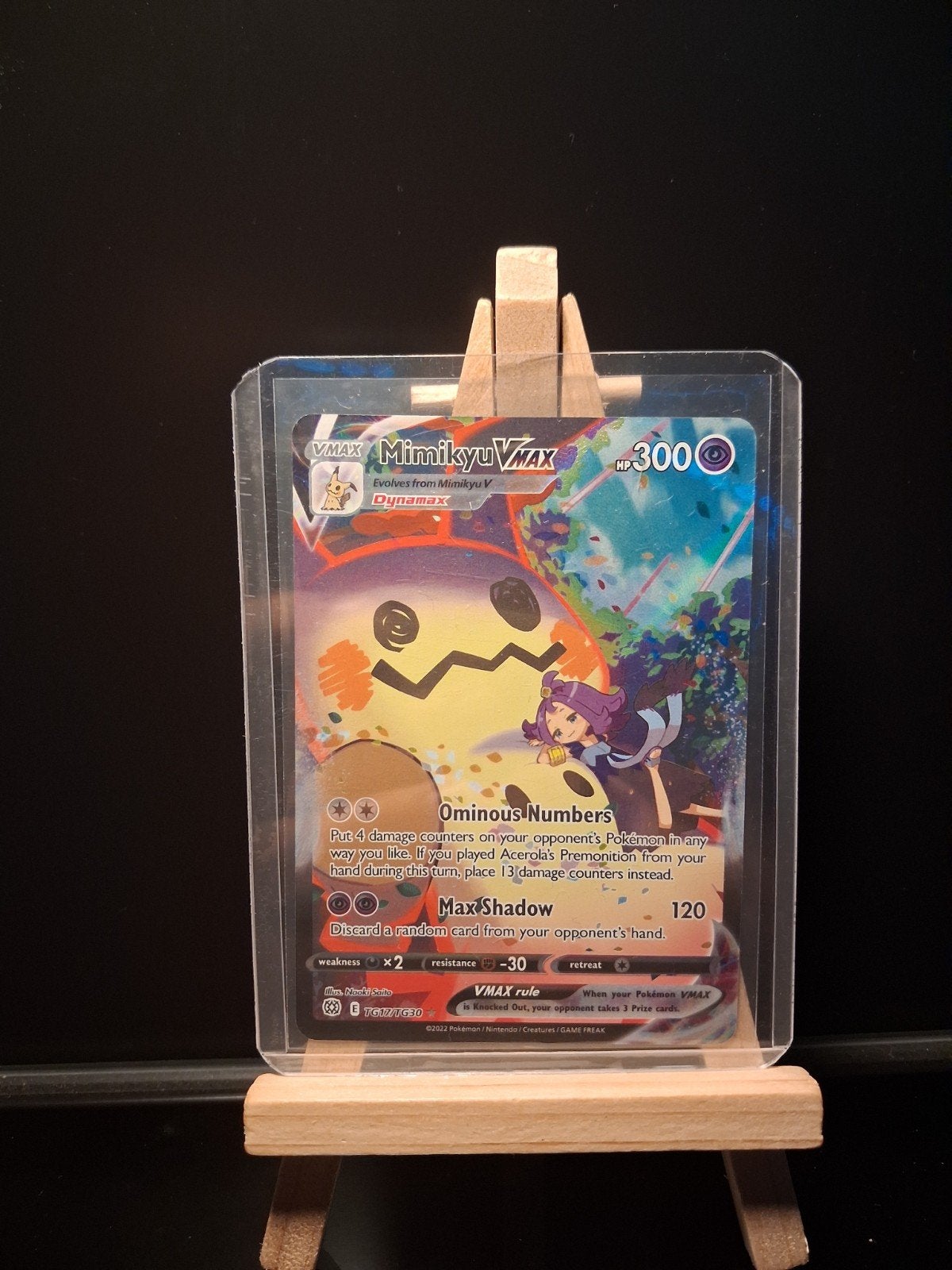 Mimikyu Vmax TG17 - Pokemon Brilliant Stars, Ophalen of Verzenden, Zo goed als nieuw