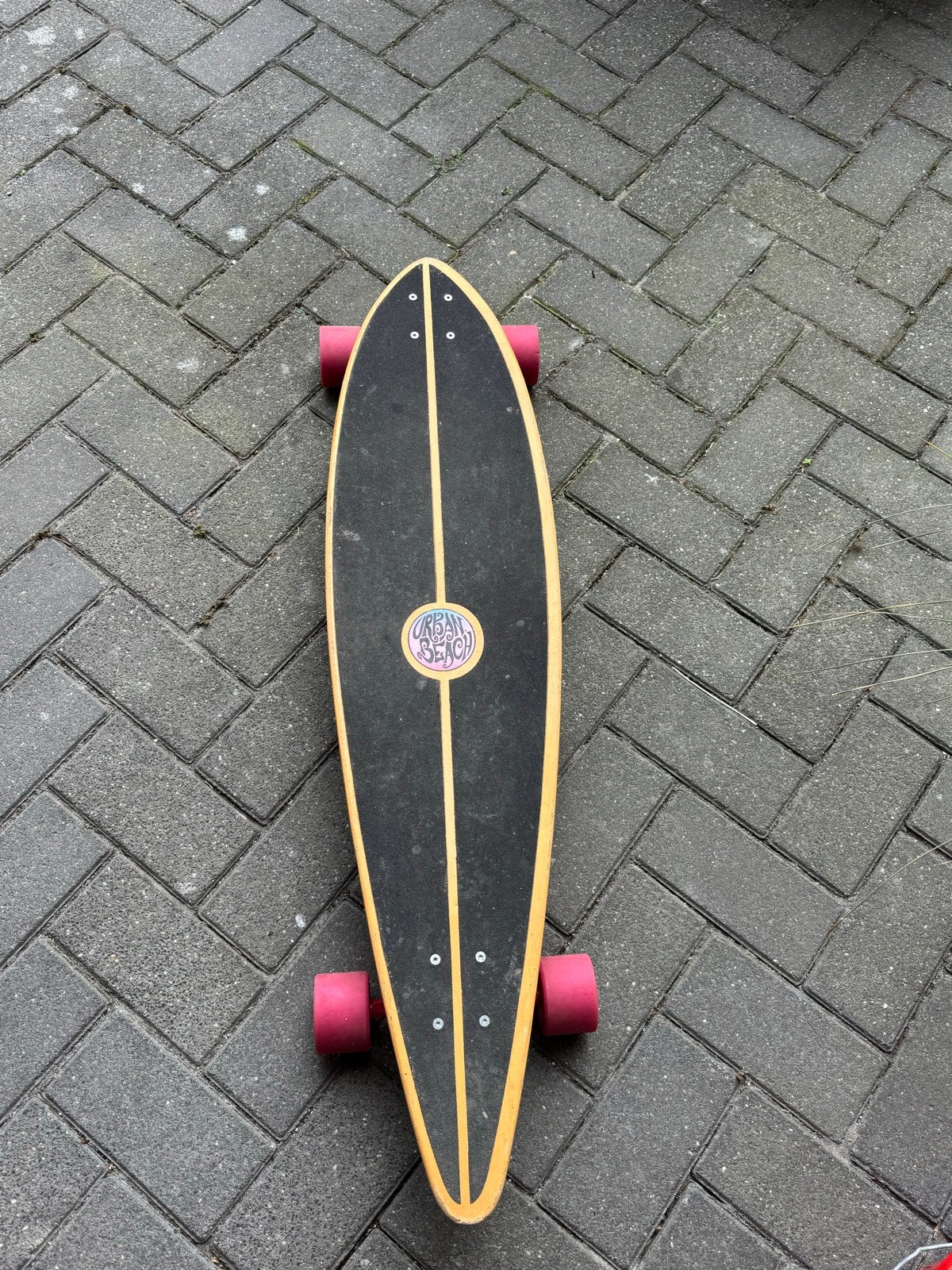 Urban Beach Longboard, Skateboard en Waveboard, Sport en Fitness, Skateboarden, Ophalen, Zo goed als nieuw, Skateboard, Longboard