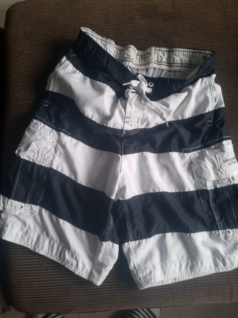 Mooie Abercrombie & Fitch Zwembroek Maat L. Ongedragen, Ophalen, Maat 52/54 (L), Blauw, Abercrombie & Fitch