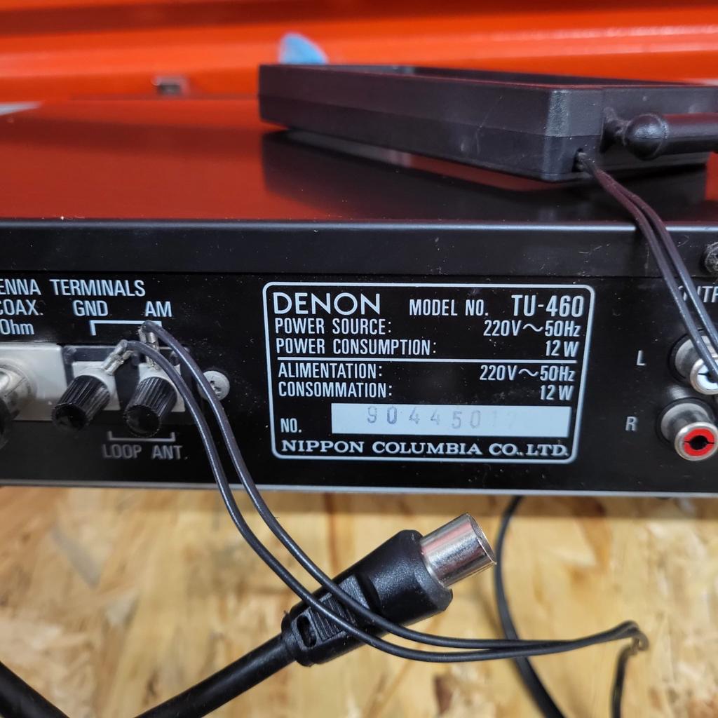 Denon TU-460 AM/FM Stereo Tuner - Vintage Audio, Ophalen of Verzenden, Gebruikt, Analoog