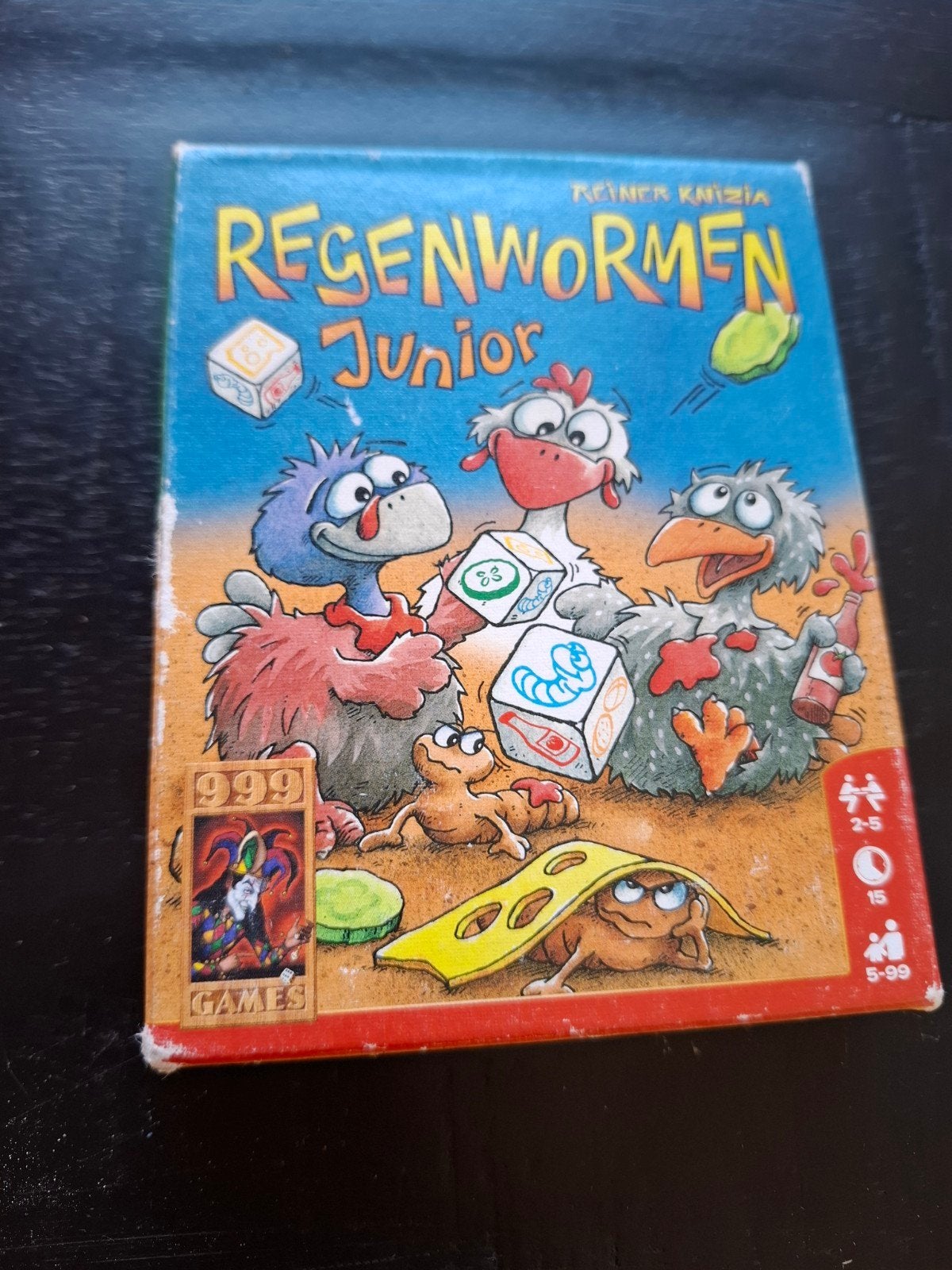 regenwormen junior, Een of twee spelers, Ophalen of Verzenden, Gebruikt, 999 Games