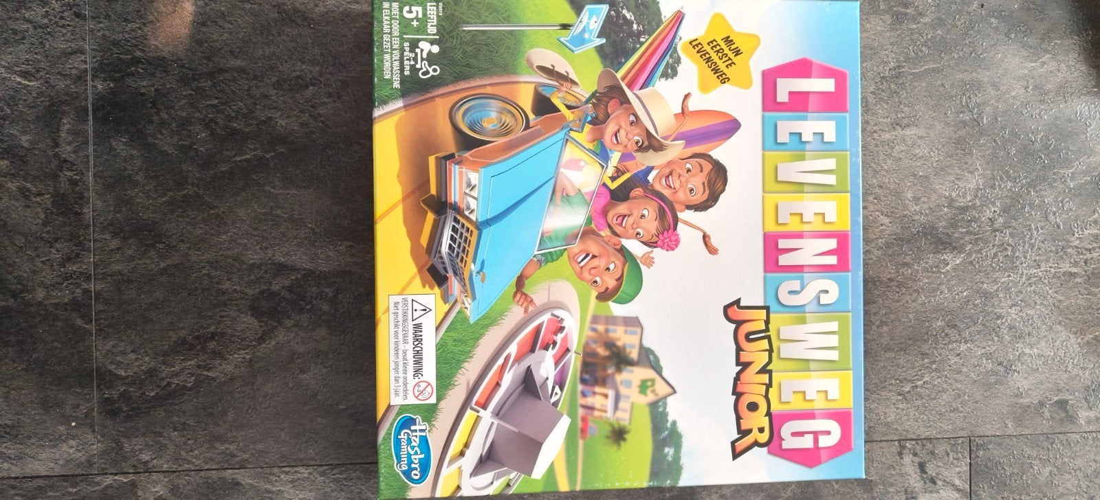 Levensweg Junior - Mijn Eerste Levensweg Spel, Drie of vier spelers, Ophalen of Verzenden, Gebruikt, Hasbro Gaming