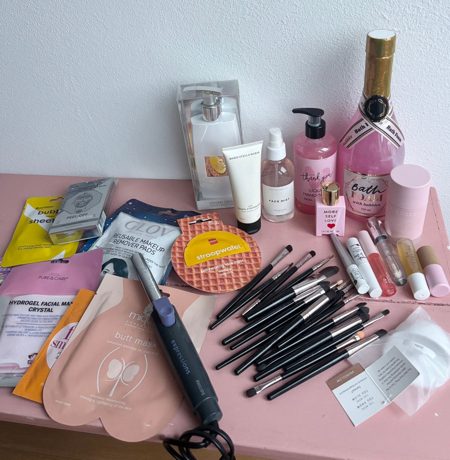 Groot cosmetica verzorgings pakket, Ophalen, Zo goed als nieuw, Gehele gezicht