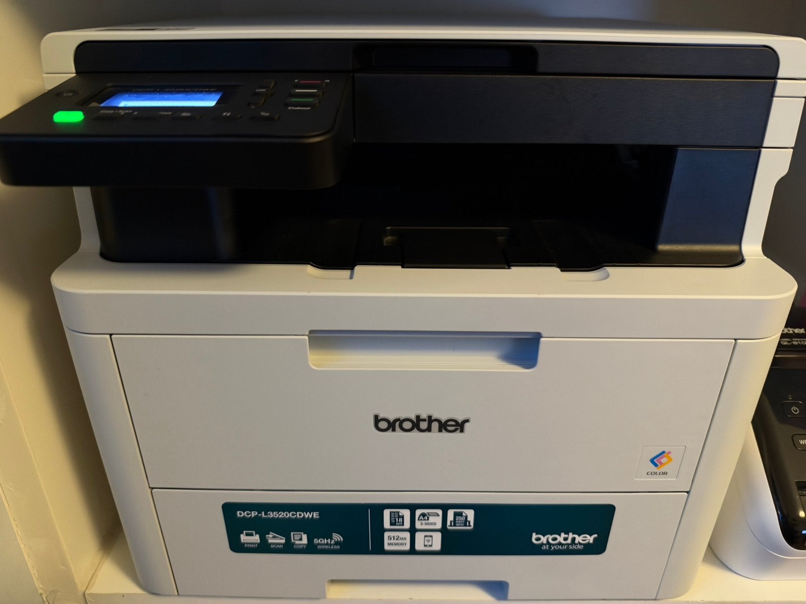Brother dcp l3520cdwe, Ophalen, Zo goed als nieuw