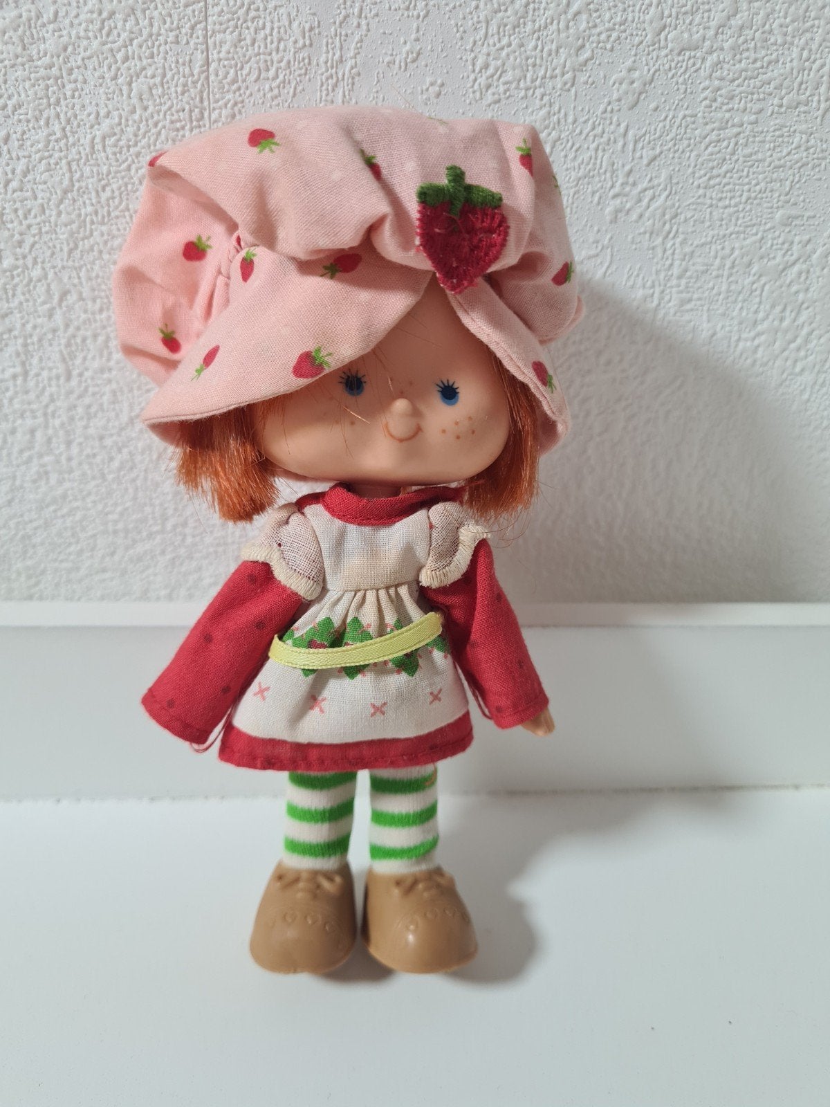 Vintage Strawberry Shortcake pop met aardbeienhoedje, Ophalen of Verzenden, Gebruikt, Overige typen