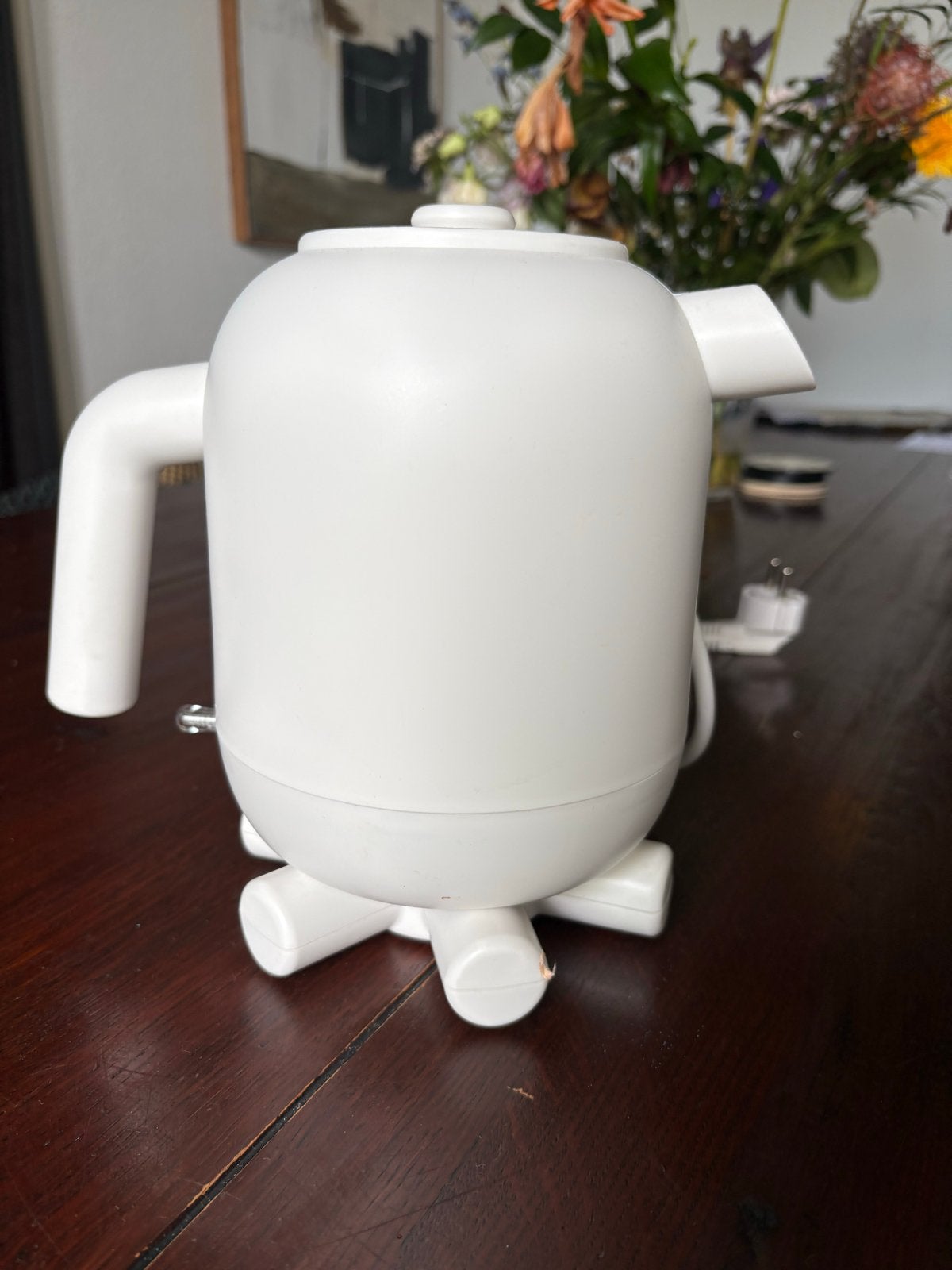HEMA waterkoker wit - Compact en stijlvol, Witgoed en Apparatuur, Waterkokers, Minder dan 1 liter, Ophalen of Verzenden, Gebruikt